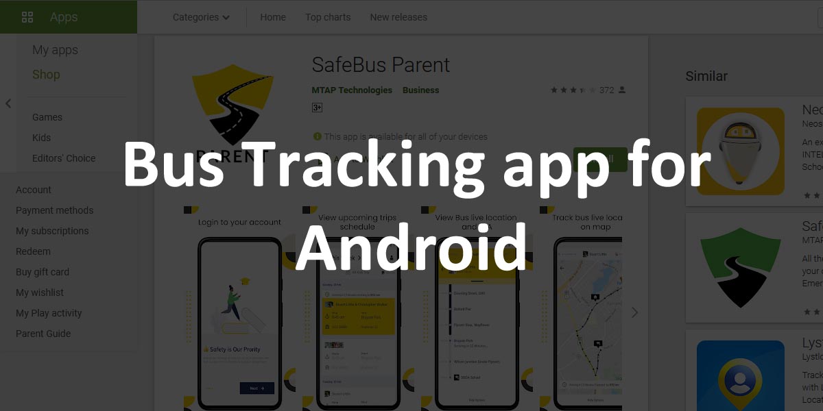 Bus Tracking app for Android 