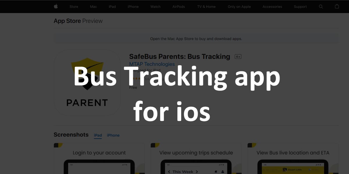 Bus Tracking app for ios